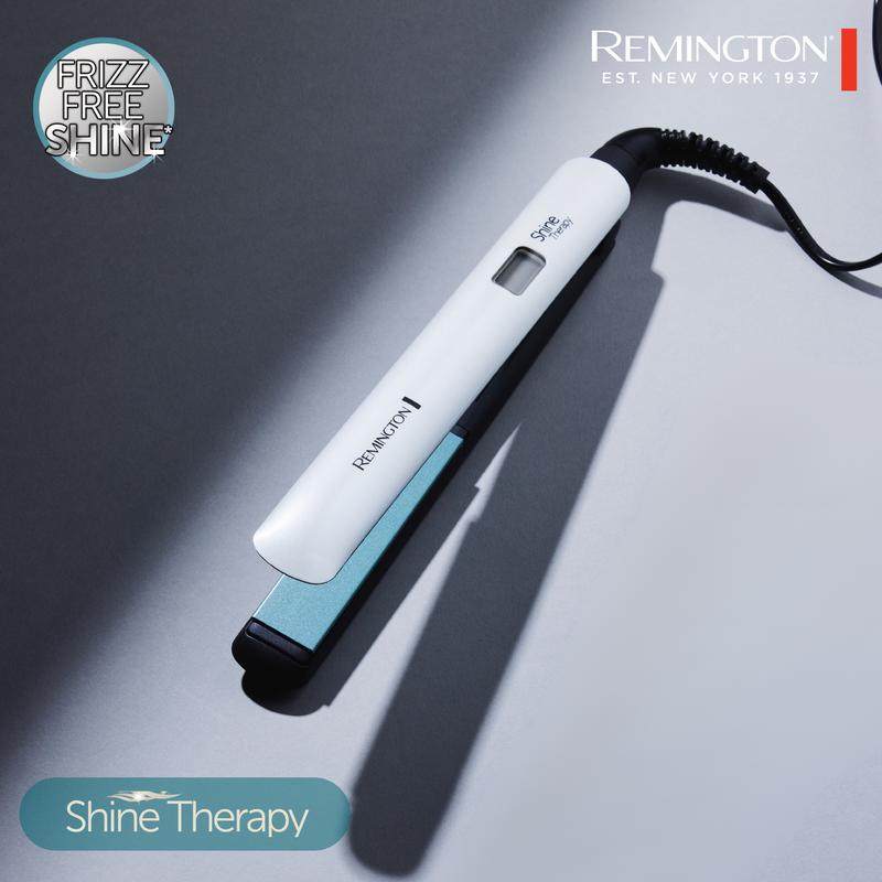 Remington Shine Therapy Haarglätter - mit marokkanischem Arganöl angereichert |extra Glanz und weniger Frizz | für glatte & wellige Styles auch bei kurzem Haar