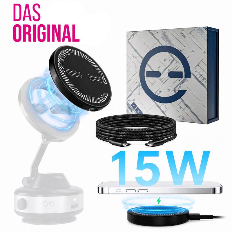 se® SNAPCHARGE – Magnetisches 15W Ladepad für SNAPMOUNT & direktes Wireless Charging