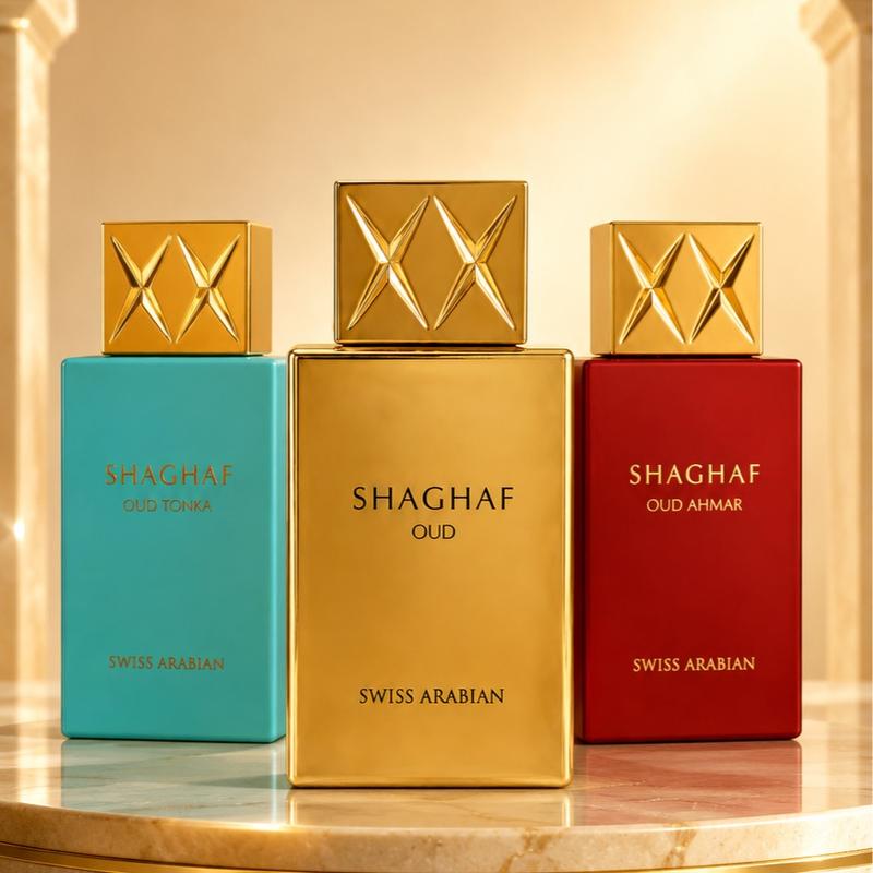 SHAGHAF - EXKLUSIVES 3ER BUNDLE | Ahmar | Tonka | Oud - Tester 75ML