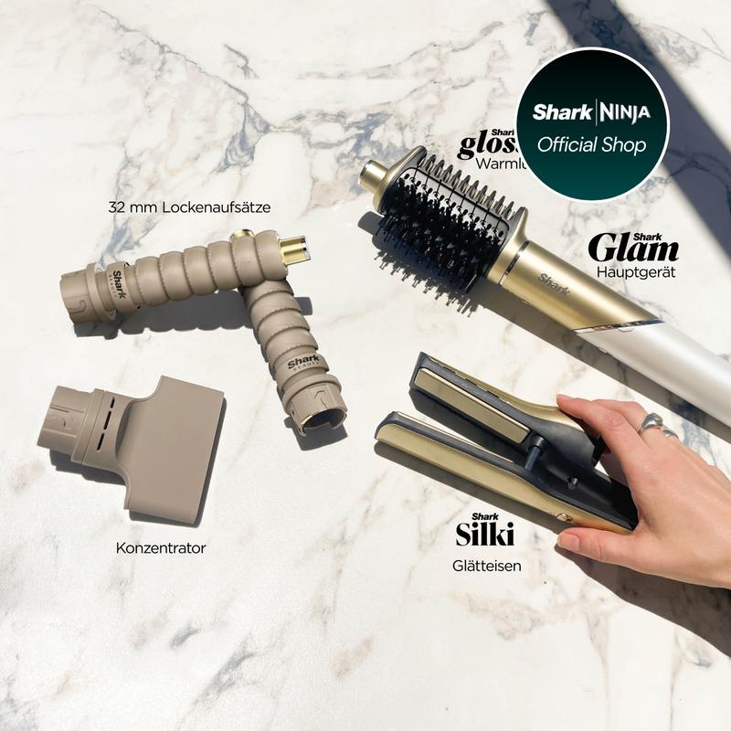 Shark Glam Multistyler für glattes und welliges Haar