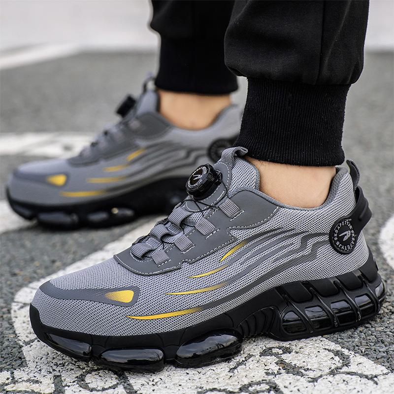 Sicherheitsschuhe für Damen und Herren, Sportschuhe mit Stahlkappe, atmungsaktiv und rutschfest, 39 48 EU