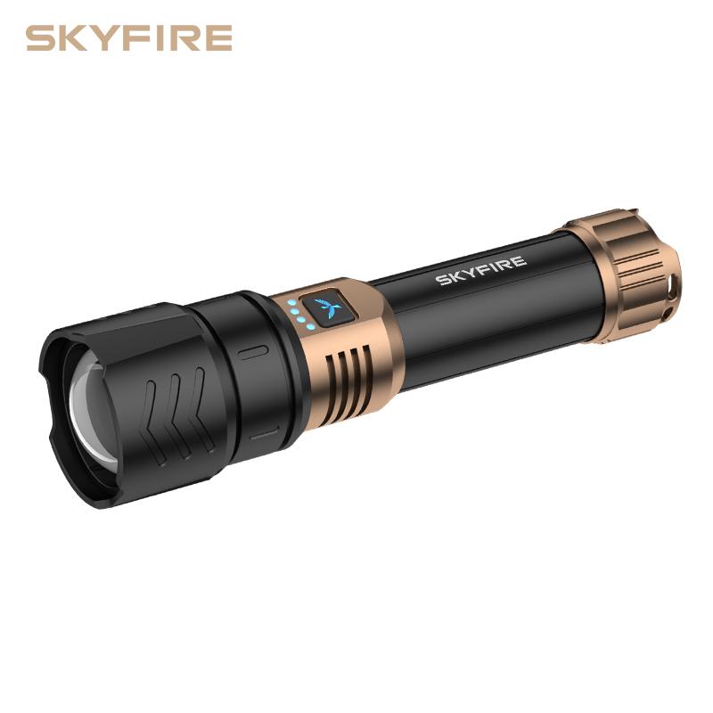 SKYFIRE 1097 Taschenlampe, starkes Licht, ultrahell, Outdoor, Camping, Zuhause, große Reichweite, tragbar, ultralange Ausdauerbeleuchtung