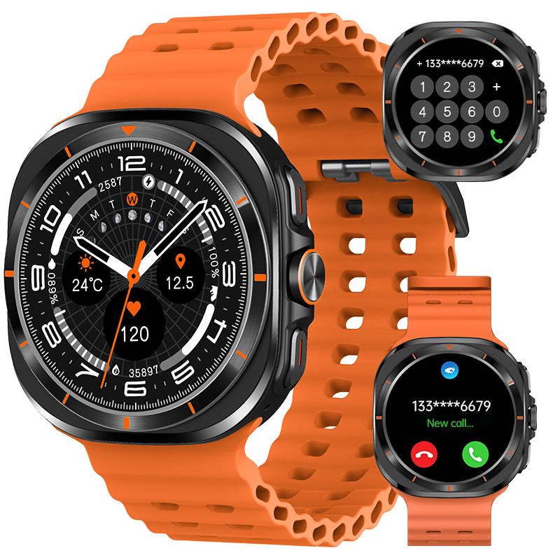 Smartwatch mit mehreren Sportmodi, Fitnessarmband, wasserdichte Uhr mit Touchscreen (IP67), Schlafüberwachung, multifunktionale Smartwatch mit langer Akkulaufzeit, GPS und Bluetooth Telefonfunktion, Geschenkidee „Back to Scoop“.
