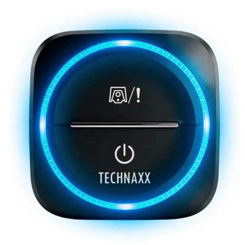 Technaxx Secure Drive Mini TX-387 – Real-Time Traffic & Speed Camera Alert – Wireless Car Safety Gadget – iOS CarPlay & Android Auto Compatible