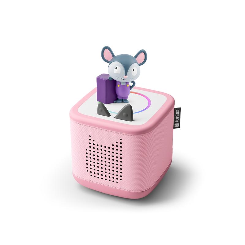 tonies Toniebox 2 Bundle Incl. 1 Lalalinos Scout - Musik und Abentuer, Pink, Audioplayer für Hörbücher, Lieder, Einschlafen und Tonieplay für Kinder