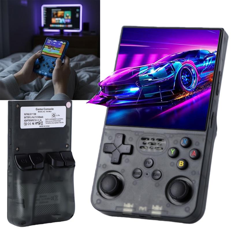 Tragbare Retro Spielkonsole Triomind K40MAX mit 4‑Zoll‑Display und Open Source Linux System, WLAN Handheld für Mehrspieler Multiplayer, ein tolles Geschenk zum Geburtstag