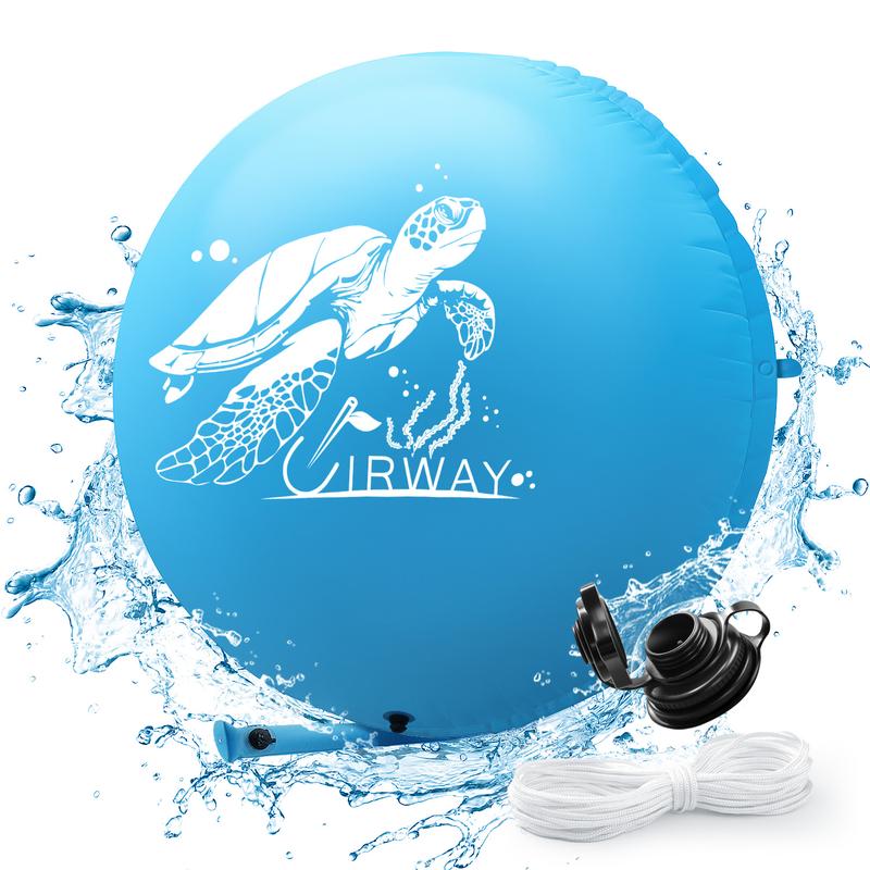 UIRWAY verbesserte Poolkissen für Pool auf Stelzen, Luftkissen zur Winterisierung, Winter Poolkissenhülle, ultraschichtiges 0,6 mm PVC, reißfestes Verschlussset, Eisglättungsgerät, 50 ft SeilUIRWAY verbesserte Poolkissen für Pool auf Stelzen, 50 ft Seil