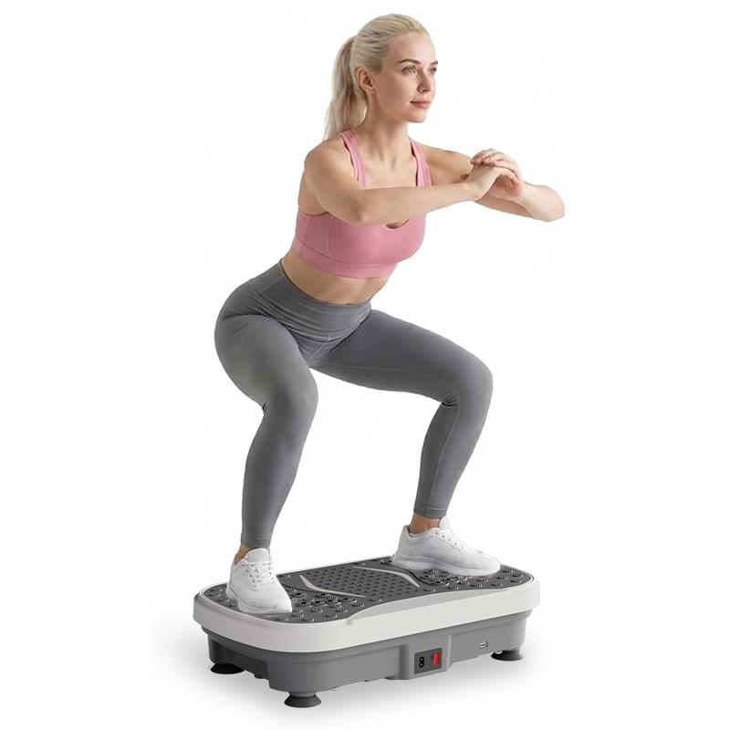 UMAY - Vibrationsplatte für Zuhause, Vibrationsplattform für Ganzkörpertraining, Fitnessgerät mit mehreren Geschwindigkeitsstufen, Workout Equipment für Damen und Herren