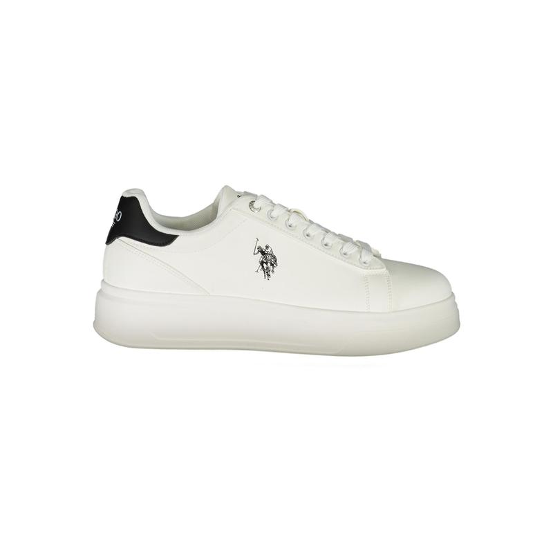 USA Polosozialverband Weiße Herren-Sportschuhe