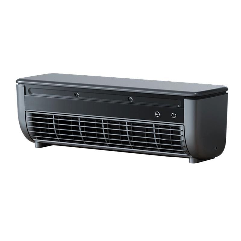 Wiederaufladbarer, tragbarer Vernebler-Ventilator | Halbleiterchip | Kann an der Wand montiert werden | Inklusive Fernbedienung im Paket, geeignet für Küche, Außenbereiche und Wohnmobile | Hochleistungsbatterie mit 6000 mAh