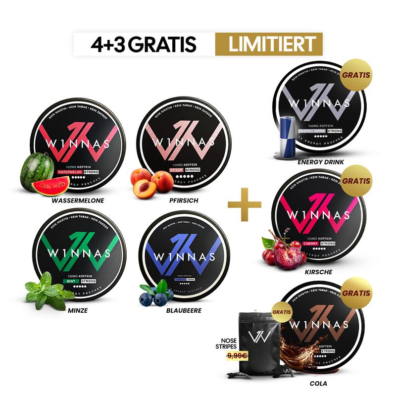 Winnas Energy - Starter Set mit 4+3 Gratis-Produkten
