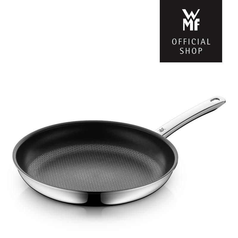 WMF Profi Resist Bratpfanne Induktion, Mehrschichtmaterial beschichtet, Wabenstruktur, Antihaftversiegelung, Edelstahlgriff, Hitzebeständig und backofenfest bis 260°C