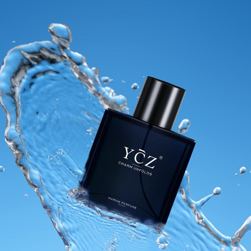 YCZ Midnight Marine Parfüm 50ml | Frisch-Aquatisch Zitrus & edel Orientalisch-Holzig | Langanhaltender Unisex Duft für Büroalltag, Freizeit & nächtliche Ausflüge | Vegan & Cruelty-Free